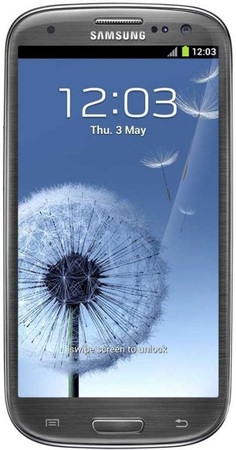 Смартфон Samsung Galaxy S3 GT-I9300 16Gb Titanium grey - Каневская
